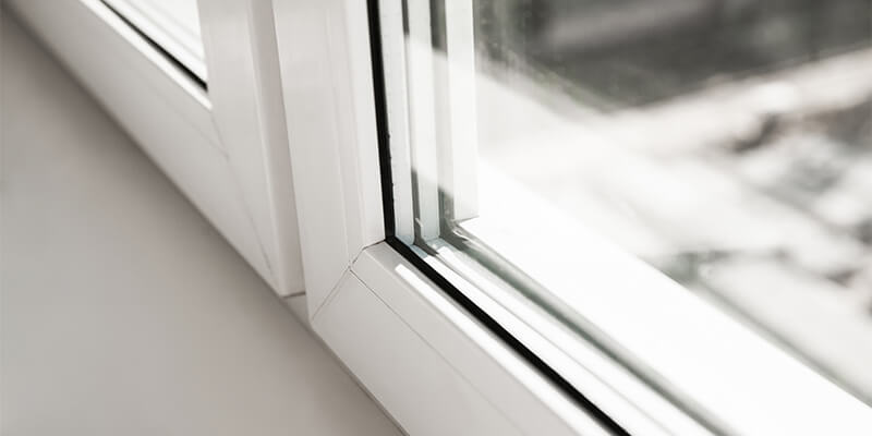 white double glazed windows